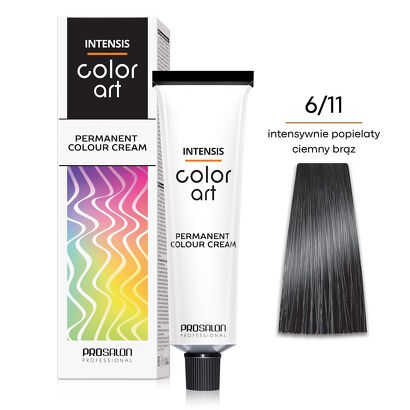 INTENSIS COLOR ART Farba 6/11 - intensywny popielaty ciemny blond 100 g