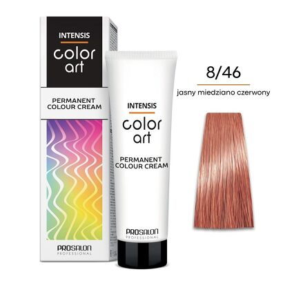 INTENSIS COLOR ART Farba 8/46 - jasny miedziano czerwony 100 g