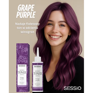 SESSIO Kremowy Toner - Odżywka Grape Purple 100 ml - 4