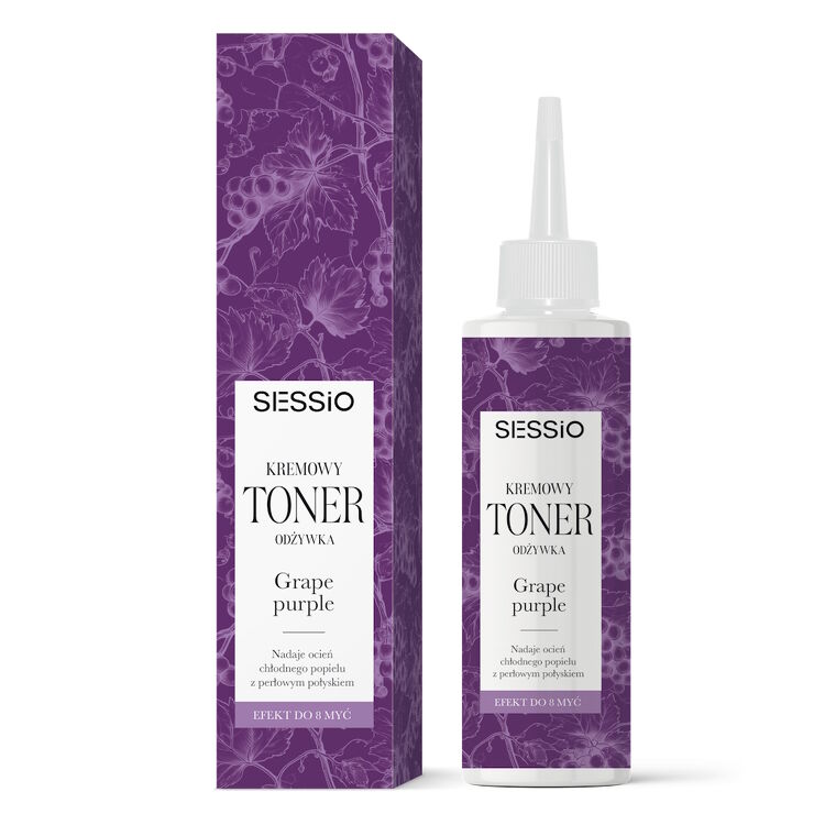 SESSIO Kremowy Toner - Odżywka Grape Purple 100 ml