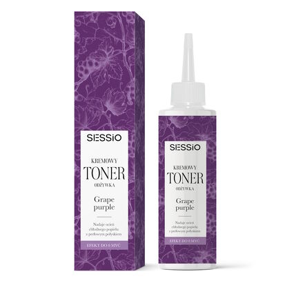 SESSIO Kremowy Toner - Odżywka Grape Purple 100 ml