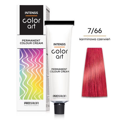 INTENSIS COLOR ART Farba 7/66 - karminowa czerwień 100 g