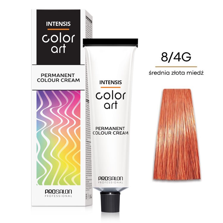 INTENSIS COLOR ART Farba 8/4G - średnia złota miedź 100 g