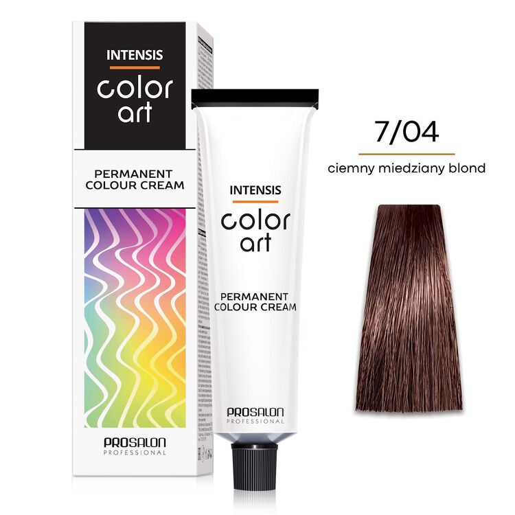 INTENSIS COLOR ART Farba 7/04 - ciemny miedziany blond 100 g
