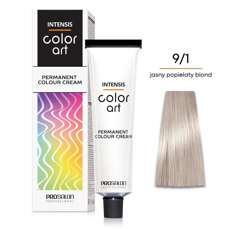 INTENSIS COLOR ART Farba 9/1 - jasny popielaty blond 100 g