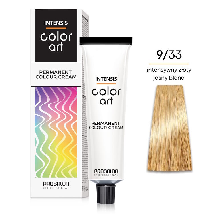 INTENSIS COLOR ART Farba 9/33 - intensywny złoty jasny blond 100 g