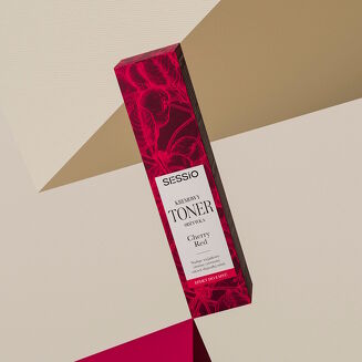 SESSIO Kremowy Toner - Odżywka Cherry red 100 ml - 3