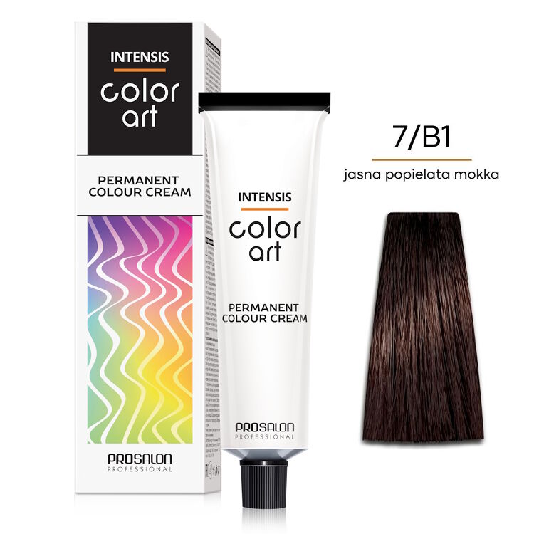 INTENSIS COLOR ART Farba 7/B1 - jasna popielata mokka 100 g