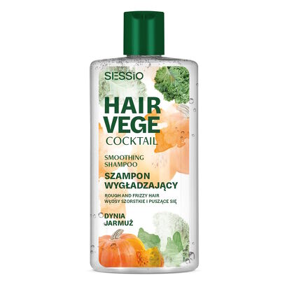 SESSIO HAIR VEGE COCKTAIL Szampon wygładzający z dynią i jarmużem 300 ml
