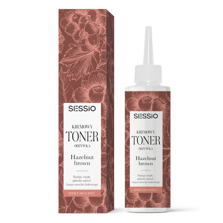 SESSIO Kremowy Toner - Odżywka Hazelnut Brown 100 ml
