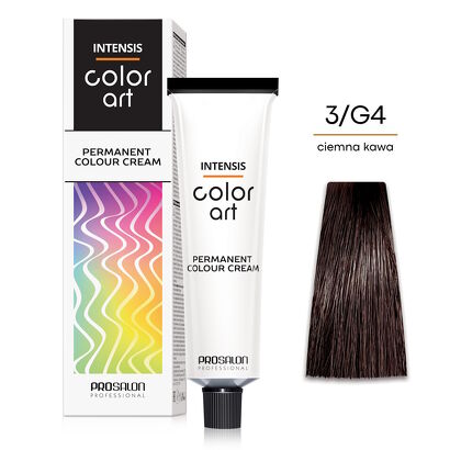 INTENSIS COLOR ART Farba 3/G4 - ciemna kawa 100 g