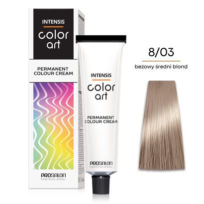 INTENSIS COLOR ART Farba 8/03 - beżowy średni blond 100 g
