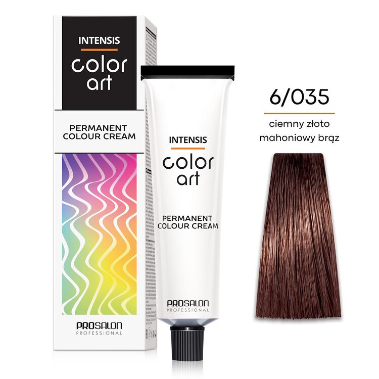 INTENSIS COLOR ART Farba 6/035 - ciemny złoto mahoniowy brąz 100 g