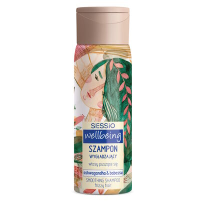 SESSIO Wellbeing szampon wygładzający ashwagandha babassu 300 ml