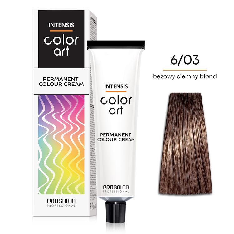 INTENSIS COLOR ART Farba 6/03 - beżowy ciemny blond 100 g