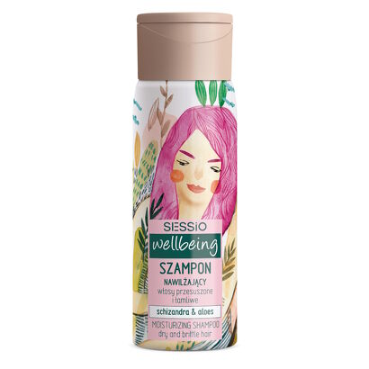 SESSIO Wellbeing szampon nawilżający schizandra aloes 300 ml