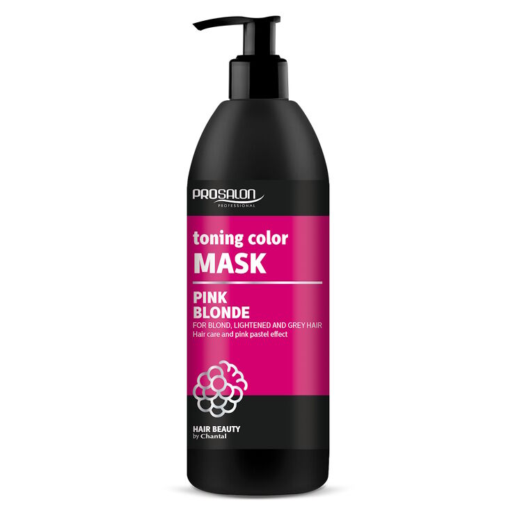 PROSALON PINK BLONDE Maska tonująca kolor - pastelowy róż 500 g