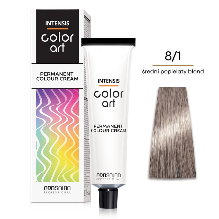 INTENSIS COLOR ART Farba 8/1 - średni popielaty blond 100 g