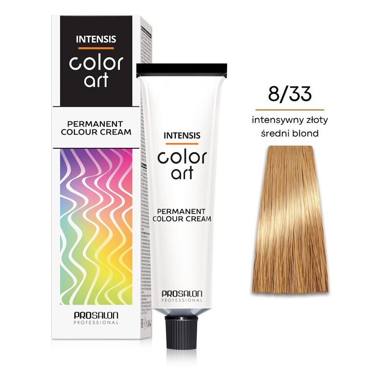 INTENSIS COLOR ART Farba 8/33 - intensywny złoty średni blond 100 g