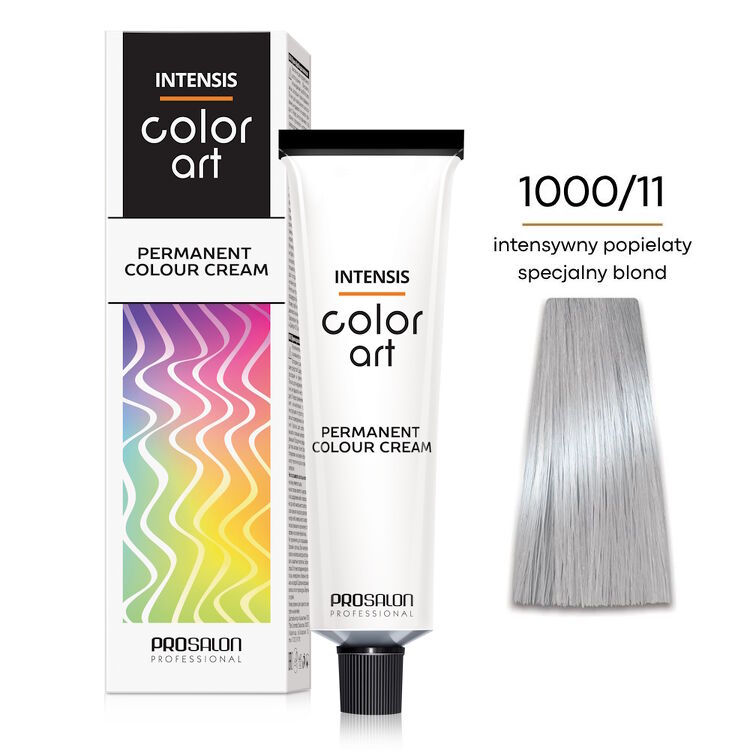 INTENSIS COLOR ART Farba 1000/11 - intensywny popielaty specjalny blond 100 g