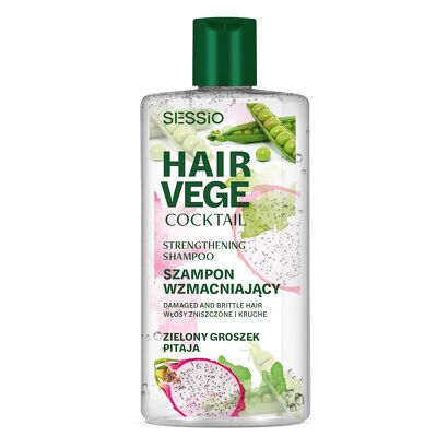 SESSIO HAIR VEGE COCKTAIL Szampon wzmacniający z proteinami groszku 300 ml