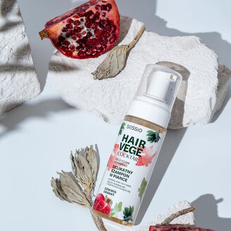 SESSIO HAIR VEGE COCKTAIL Szampon w piance z szałwią i granatem 175 ml - 3