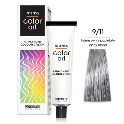 INTENSIS COLOR ART Farba 9/11 - intensywny popielaty jasny blond 100 g