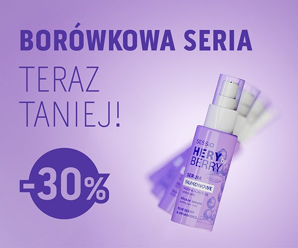 Borówkowa seria teraz taniej -30% - Sessio Hery by Berry
